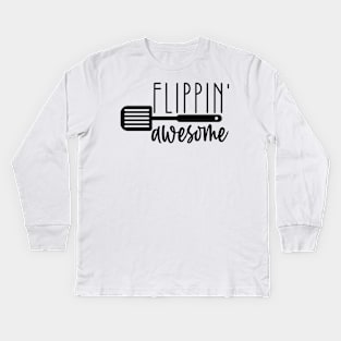 Flippin' awesome Kids Long Sleeve T-Shirt